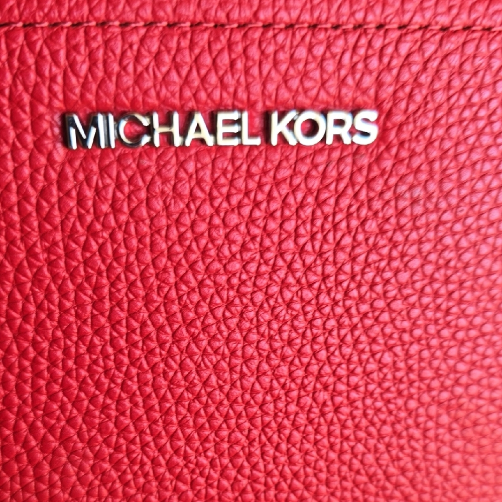 Michael Kors Bold Red Backpack - Picture 8 of 10